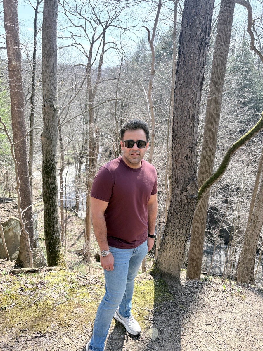 Dagar Katyal on a trail